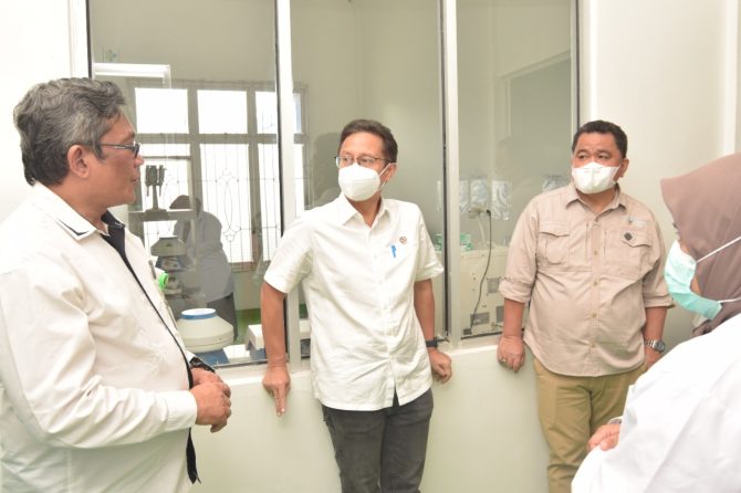 Menteri Kesehatan RI Budi Gunadi Sadikin Kunjungi Balai Litbangkes Aceh