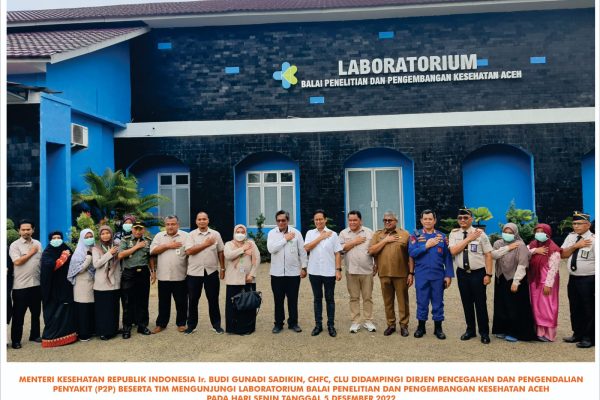 Kunjungan Menteri Kesehatan Republik Indonesia