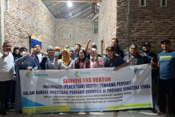 Survei Vektor DBD, Malaria/Filariasis di Provinsi Aceh & Sumatera Utara