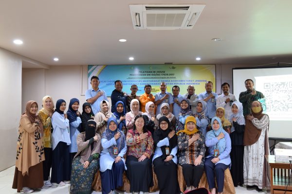 BLKM Banda Aceh Mengikuti Kegiatan Pelatihan In House Training SNI ISO 17025