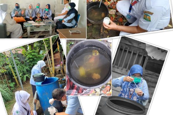 Tim BLKM Banda Aceh melakukan kegiatan Surveilans PE (Penyelidikan Epidemiologis) DBD di Leupung, Aceh Besar